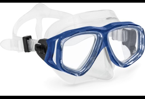 raket geluk Altijd Duikbril instapmodel - blauw - Optiplus, optiekgroothandel